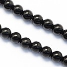 Svart obsidian perler 8 mm thumbnail