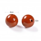 Rød jaspis perler 8 mm thumbnail