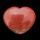 Rød Jaspis hjerte 45 mm